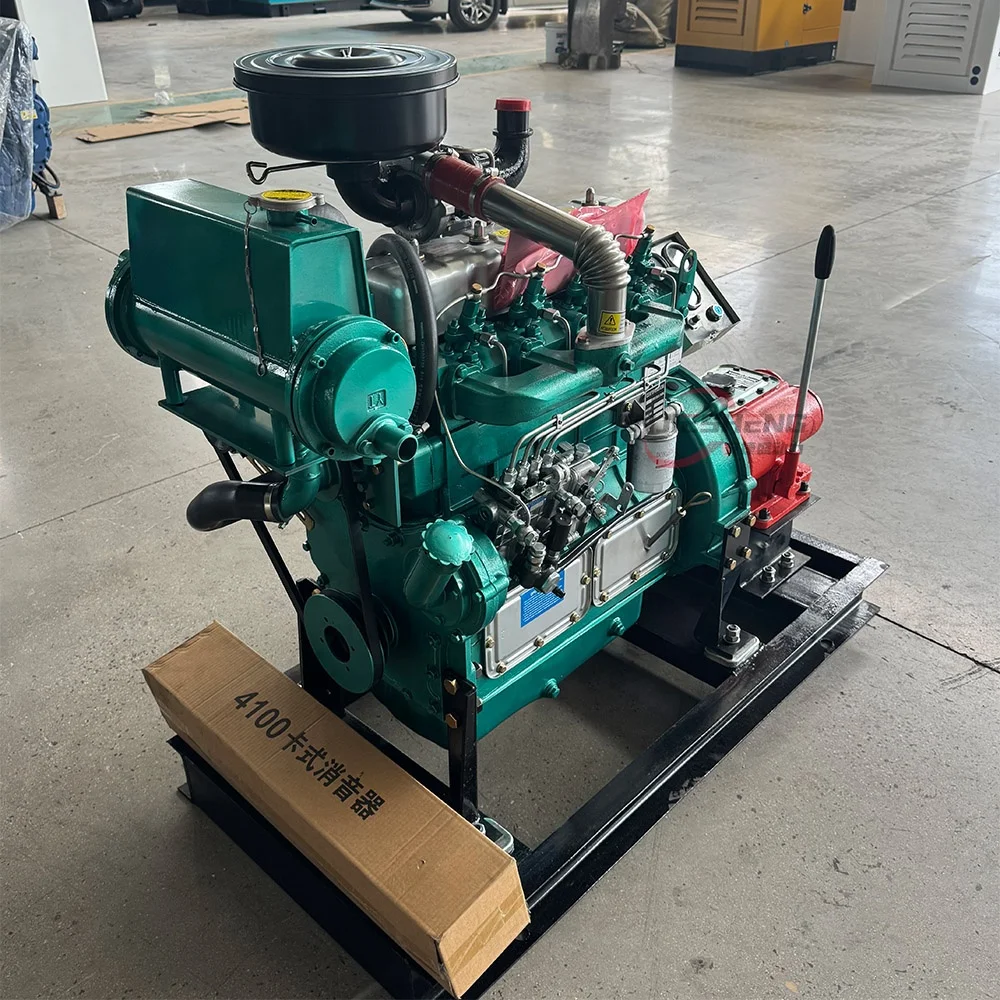 Marine diesel Engine 4 Cylinder Engine Weichai Ricardo ZH4100D for Offshore Fishing 30KW Engine Generator Low Price