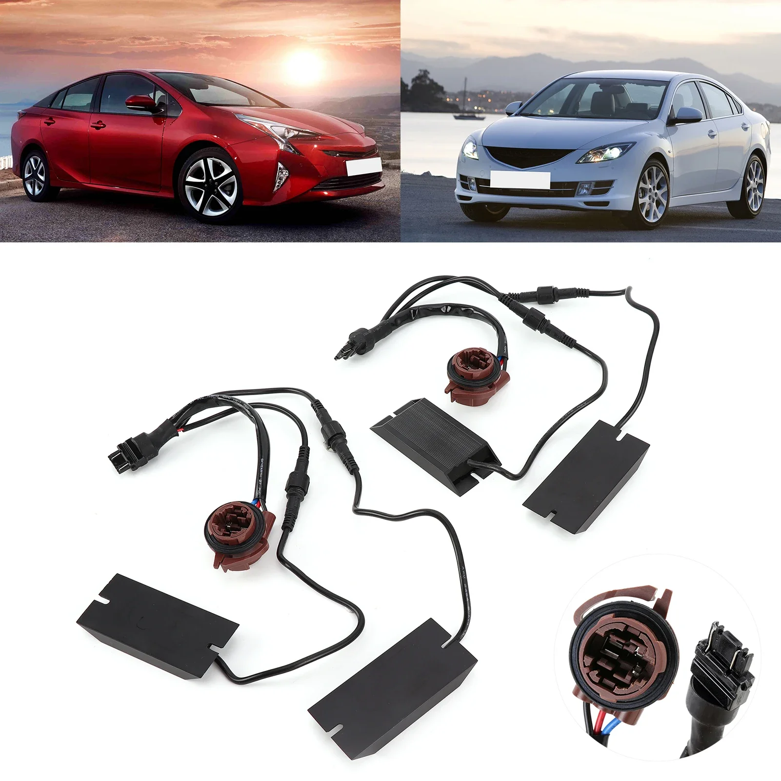 

Автомобильный светильник, разделенный двойной сопротивление, декодер, указатель поворота, стоп-сигнал, предупреждающий отпуск ошибок, универсальный