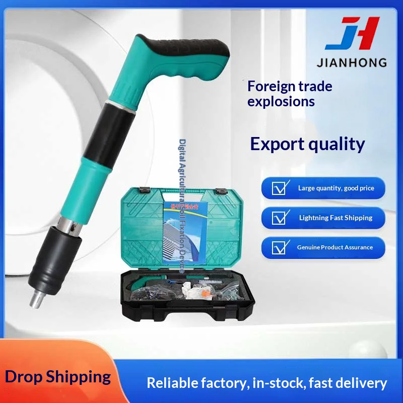 Manual Steel Nail Gun Versatile for Concrete Walls Ceiling Installation Woodworking Fast Precise Riveting Wall Fastening Tool