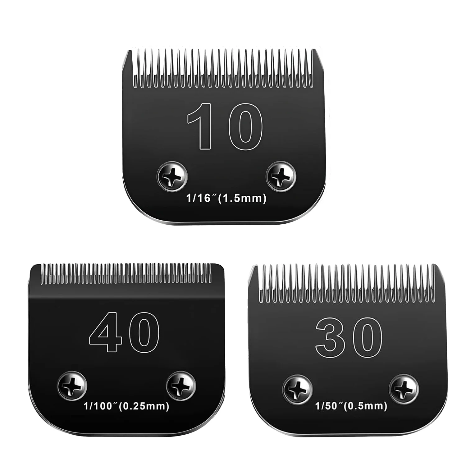 Pet Dog Cat Trimmers Grooming Detachable Blade Set Compatible with Andis, Oster A5, Wahl KM Series Professional Animals Clipper