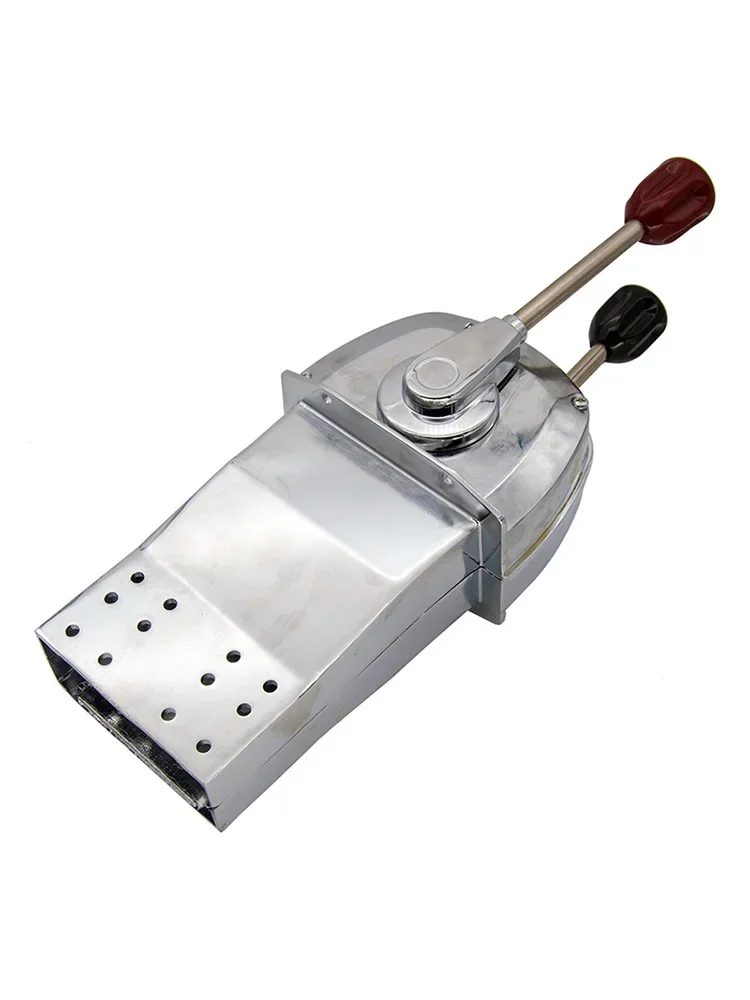 Alavanca dupla para barco de montagem superior, controle de motor, alavanca de controle de barco marinho