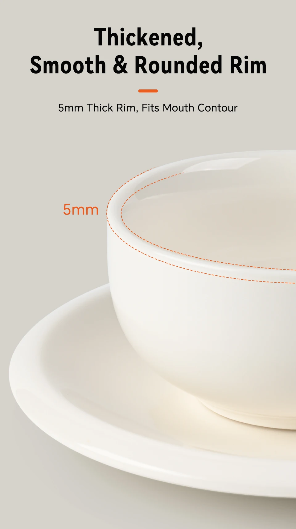 MUVNA 240ml Ceramic Latte Art Cup Embossed Coffee Cup With Saucer Thick Rim Wing Handle Barista Cappuccino Espresso Cup