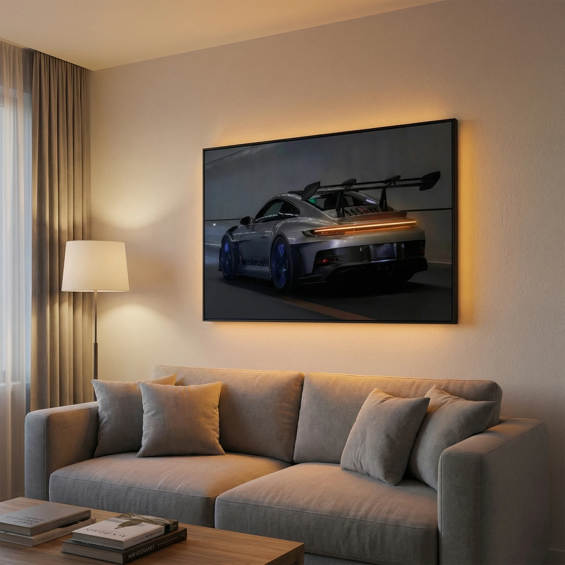 Custom USB Remote Control Color Changing Led Car Neon Lights Signs Car Lights Hanging Paintings Birthdays, Bars,Party For Gifts