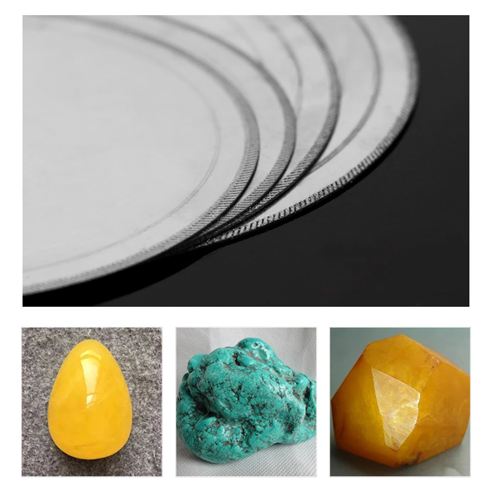 110/150/180/200mm Ultra-thin Diamond Saw Blade Slant Teeth Cutting Disc for Glass Stone Amber Crystal Gemstone Cutting view 6