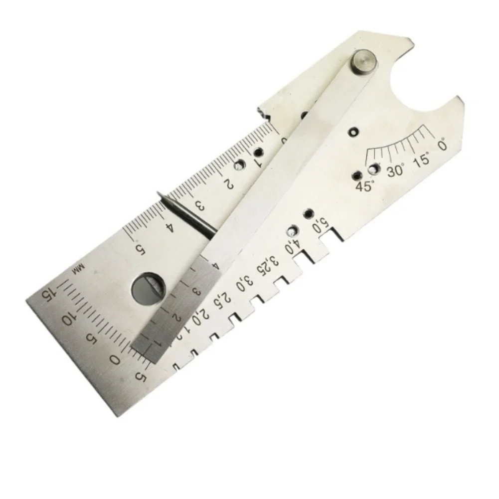 Welding Inspection Tool Measuring Instrument 0.5 - 4 Mm Electrode Diameter Control Engraved Numbers Gap Width Measurement