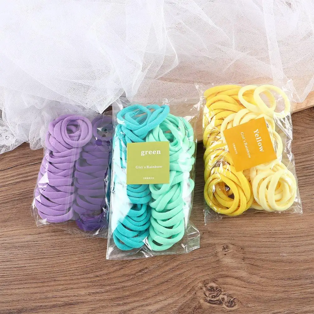 Candy Color Hair Ring Hair Bands Headwear Women Ponytail Holder Korean Style Hair Rope Hair Accessories Elastic Rubber Band