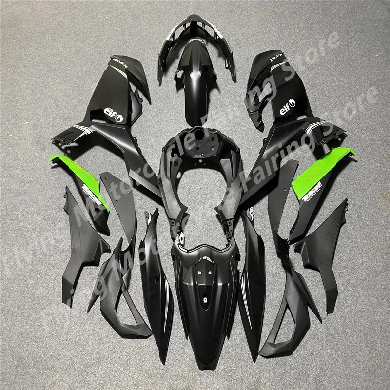 100% Fit Fairings EX 400 2018-2024 Motorcycle  Fairing Kit ABS Plastic for Ninja EX 400 2018-2024 black green 19 20 21 22 23