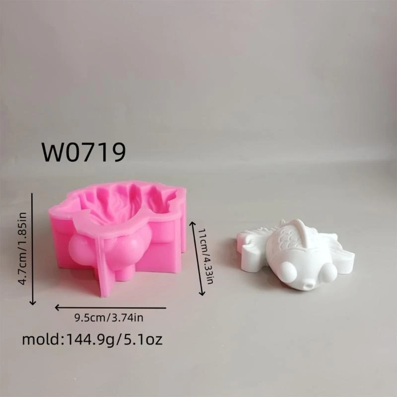 

3D Fish Mould Animal Silicone Molds Ornament Castings Molds Plasters Molds