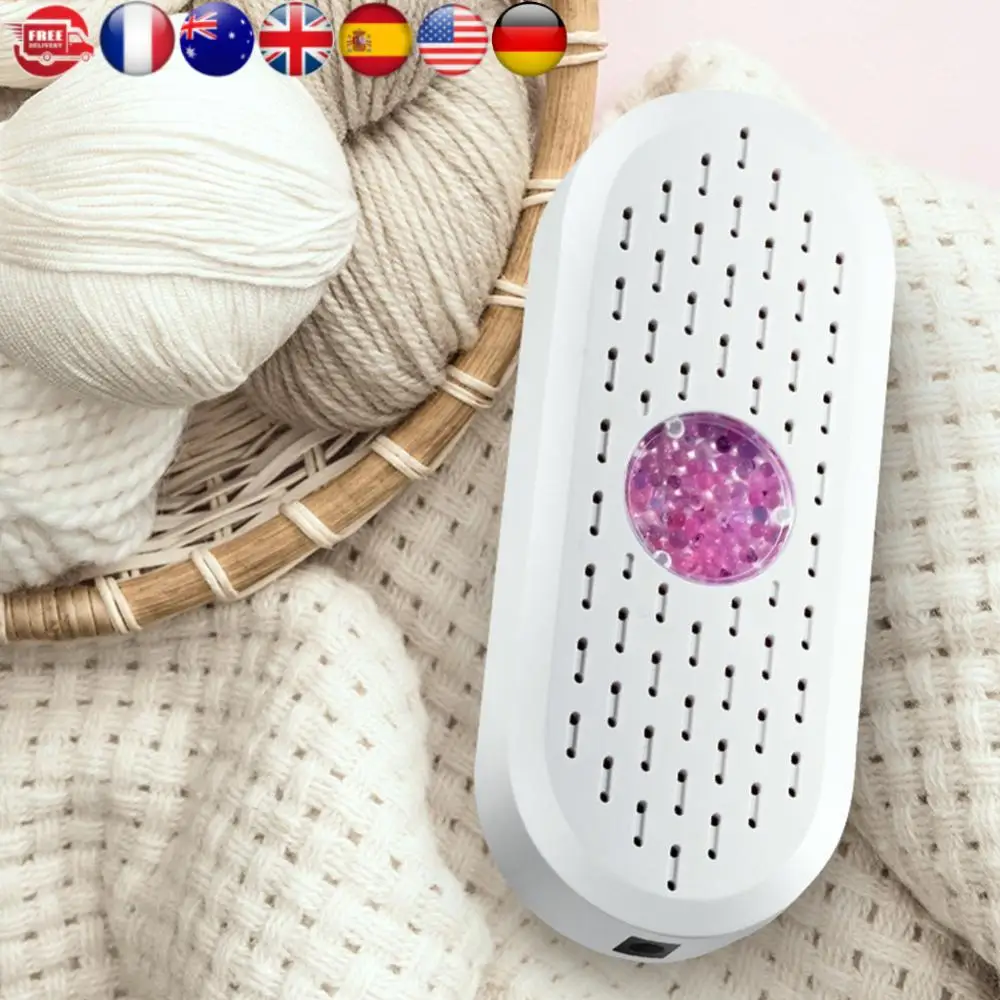 

Mini Dehumidifier Cycle Portable Moisture Absorbers Reusable Hygroscopic Machine USB Charging for Wardrobe Shoe Cabinet Bookcase