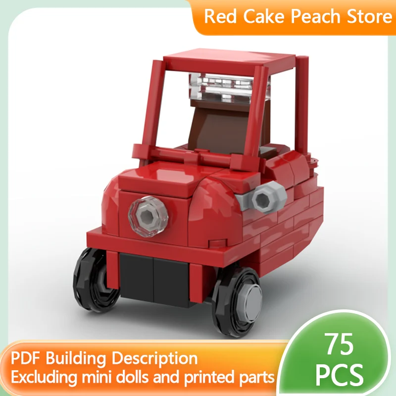 

Модель городской автомобиль MOC, строительные кирпичи P50, машинные автомобили, модульная технология, детские праздничные подарки, сборные игрушки, костюм