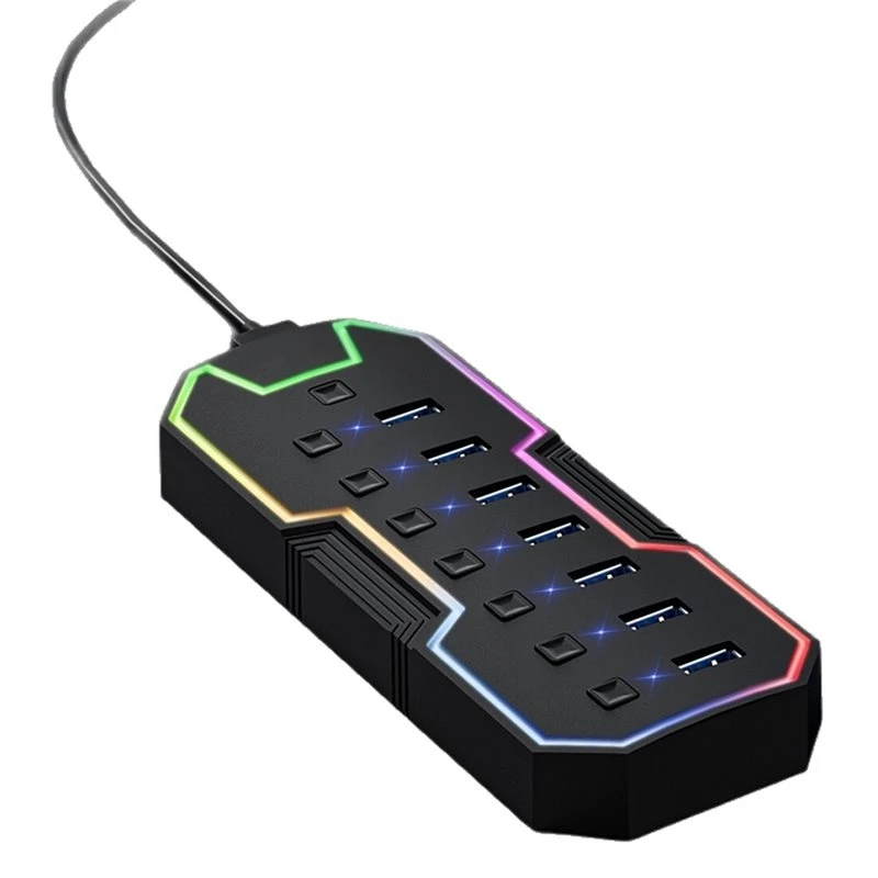 Efficient 5Gbps USB 3.0 Hub USB Hub 3.0 With Individual Power Switches And LED Indicators