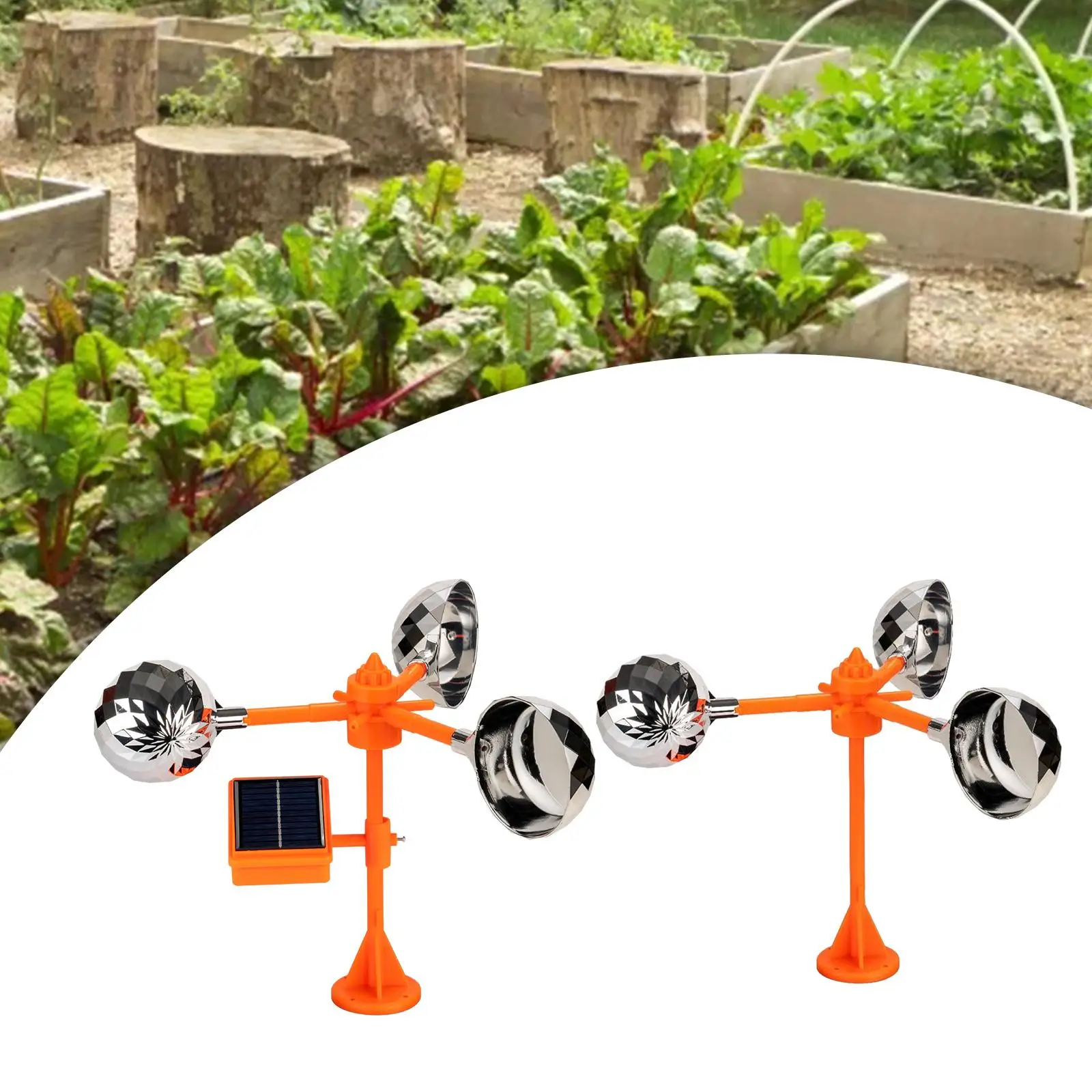 Bird Scare Windmill Bird Deterrent Reflective Scare for Garden Lawn Outdoor