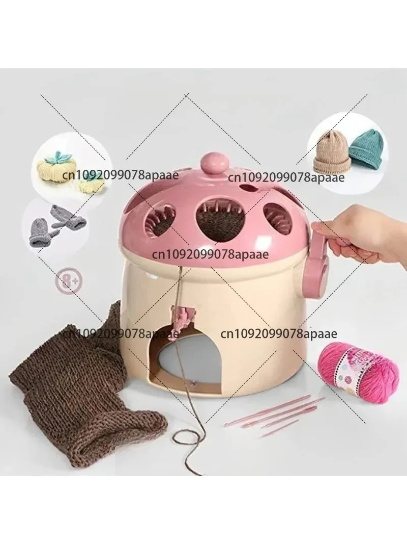 

Knitting Machine 32 Needles Dual Mode Knitting Wheel For Socks Scarf Hats For Adults Children Xmas DIY Gift Hand Woven Machine