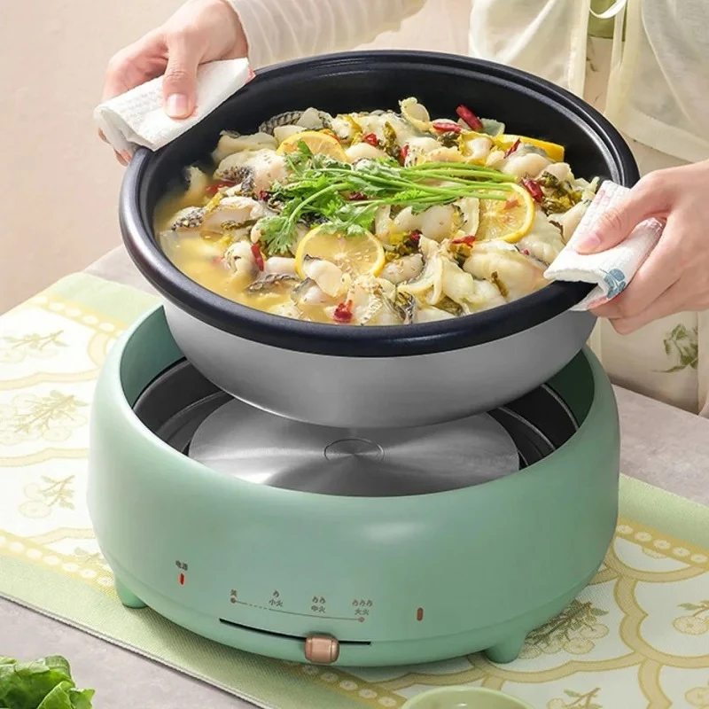 Large Capacity Electric Cooking Pot Multi-function Pot 3 Gear Home Non-Stick