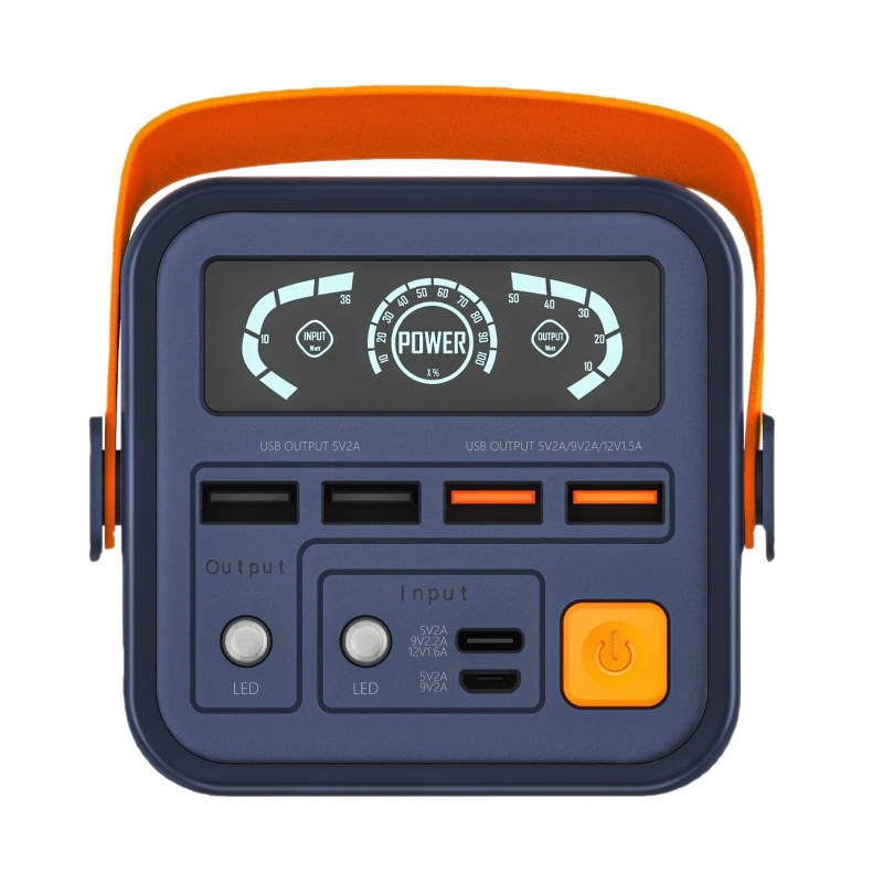 

45W fast charging large capacity mobile power supply digital display power bank 60000mAh outdoor camping emergency energy