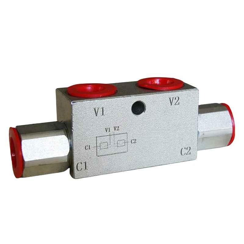 Bidirectional tubular hydraulic lock unidirectional 2/3/4  series agricultural machinery pressure retaining valve block
