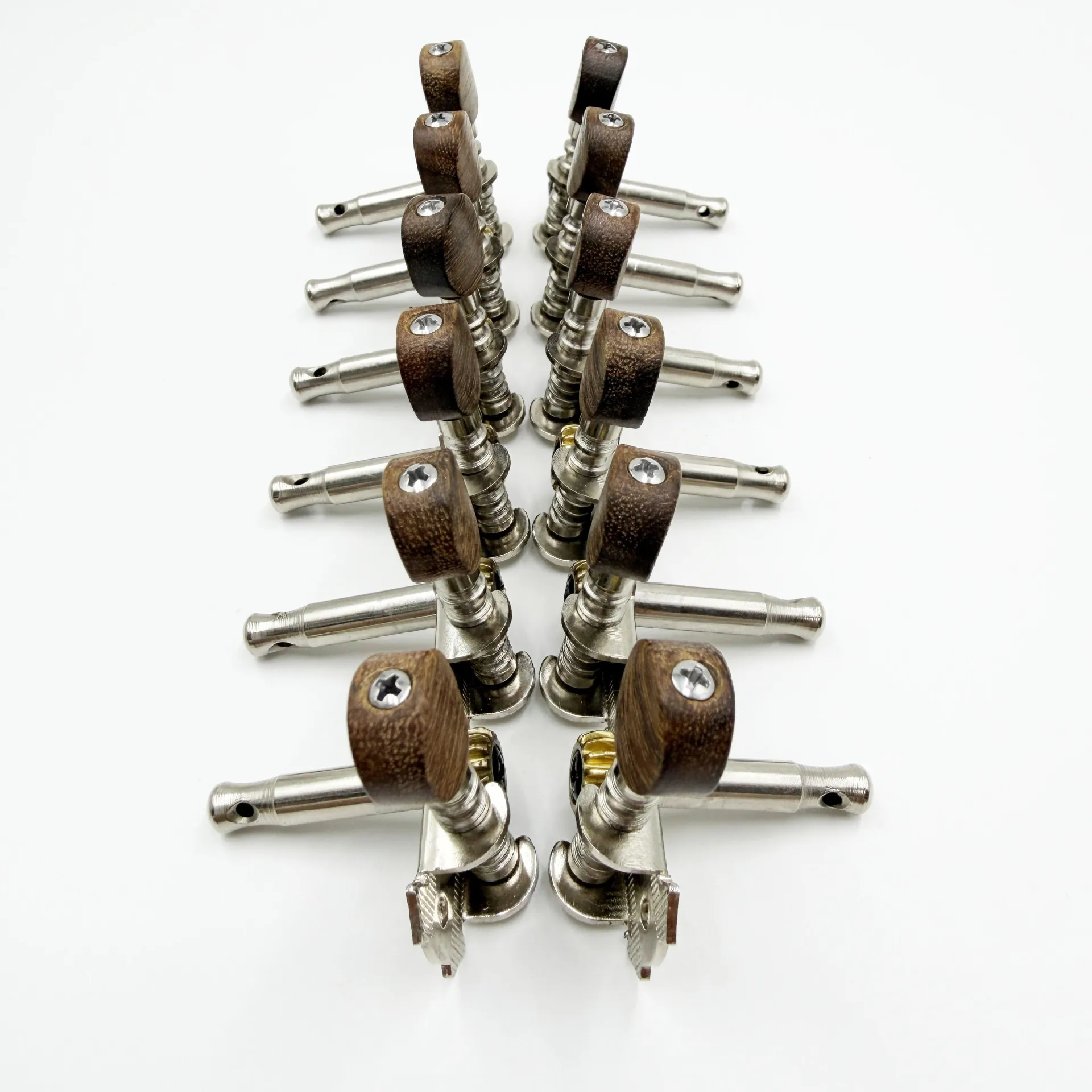 boutons-d'accordage-pour-guitare-12-cordes-6l-cles-d'accordage-en-bois-a-tete-ronde-mecaniques-d'accordage
