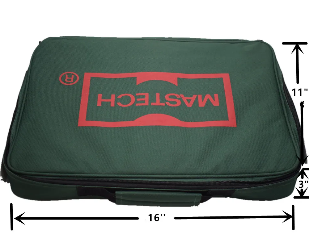 MASTECH 16 بوصة أداة عالية التحمل حقيبة 16 "X11" X3 "يناسب 13" محمول ث/3 جيوب ل DMM حزام الكتف لنا السفينة
