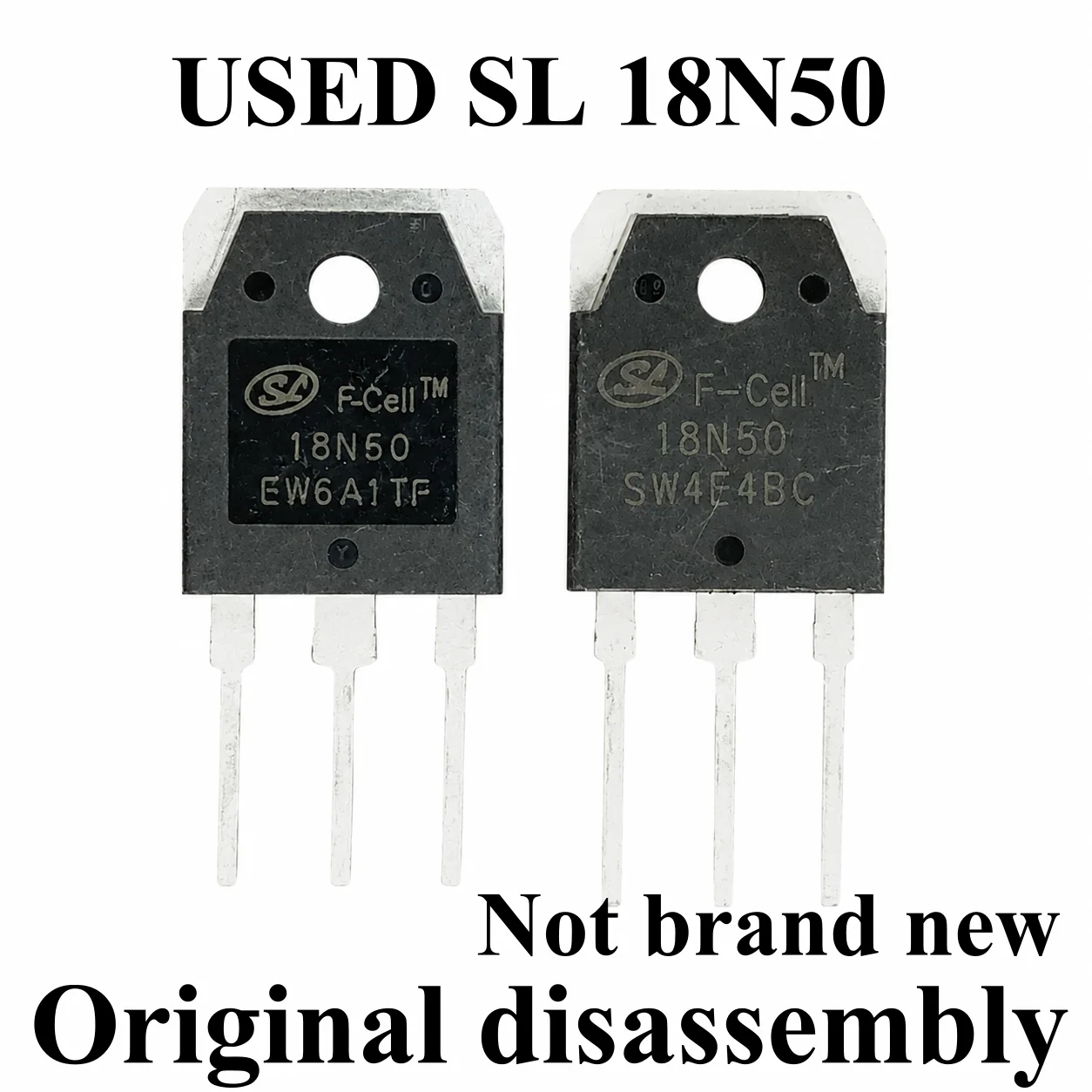 10-20pcs 100% Original disassembly Transistor 18N50 SLW18N50 FSW18N50 SF18N50A 18A500V TO-3P