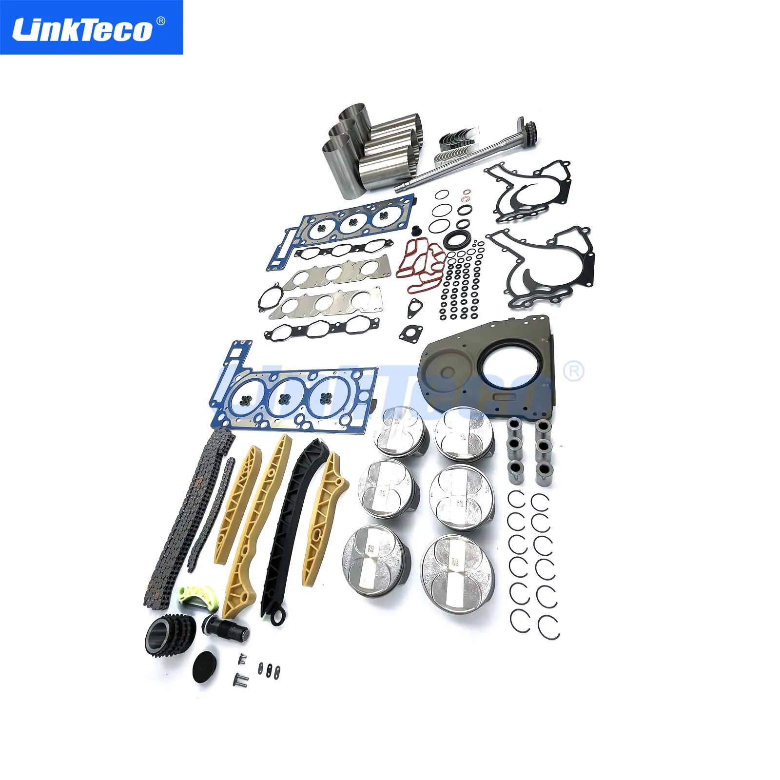 Overhaul Pistons Gaskets Kit  head gasket timing kit Balance shaft for Mercedes Benz W203 W164 R171 R230 E350 M272 V8