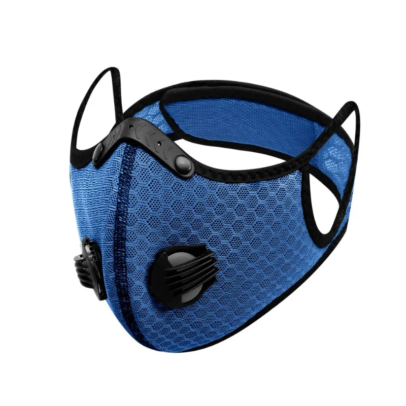 Outdoor Cycling Face Mask with Filter Mask Breathable Half Face Anti-Pollution Reusable Washable Sports Mask