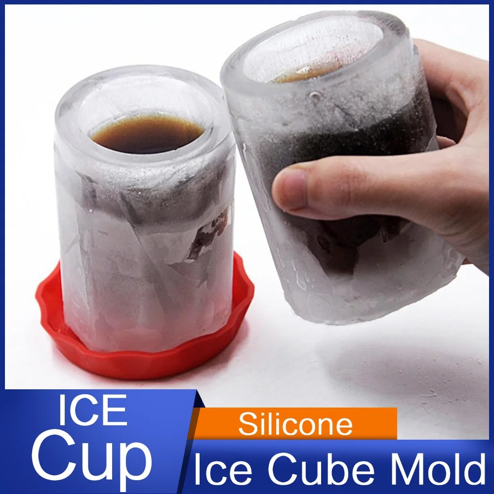 Silicone Cup Shape Ice Cube Mold Holes Ice Cube Maker Drink Container Cup Freeze Mould Stonego Kitchen Supplies