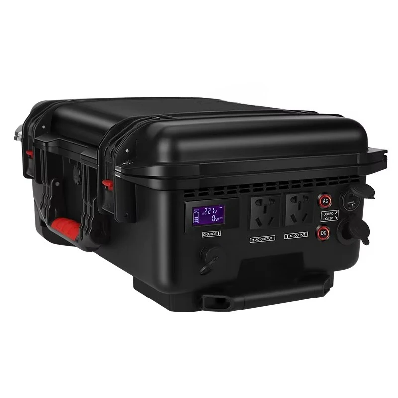 Anti-lock braking system housing with panel AC 220v 1000w 4144wh outdoor solar power station