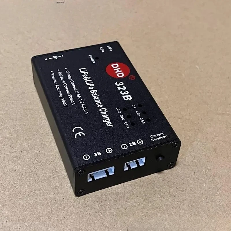 2-3 Cells Li-Po Life 2S 7.4v 3S 11.1v Battery Balance Charger DHD 323B Charger  with Adapter (110-240V) for RC Model Airplane