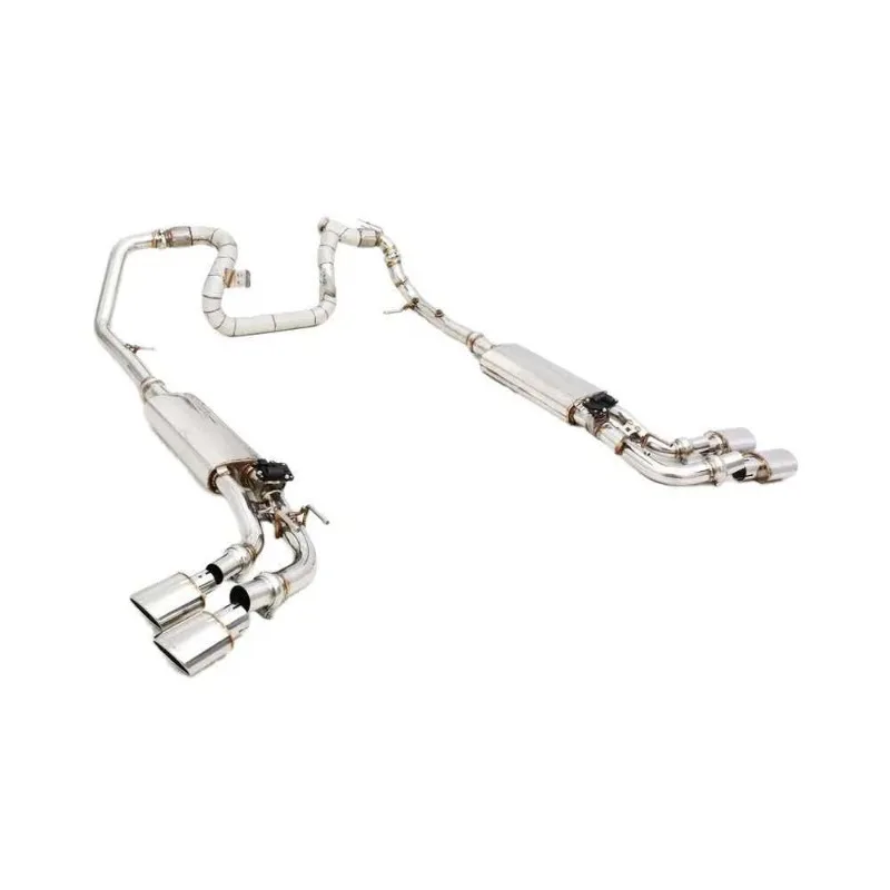 ML 350 3.0T Diesel Version  Four Rear Bumper Match 304 Stainless Steel Catback Exhaust System