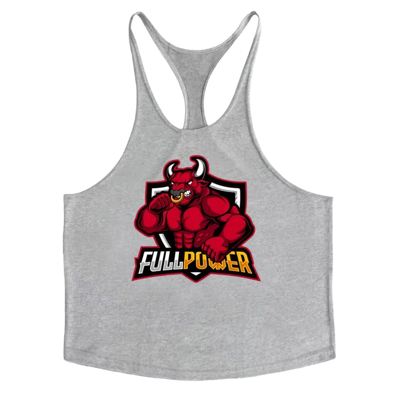 Men's Narrow Strap Sleeveless Bodybuilding Singlet, Cotton Gym Tank Top with Stretch-Fit for Active Workouts & Daily Use