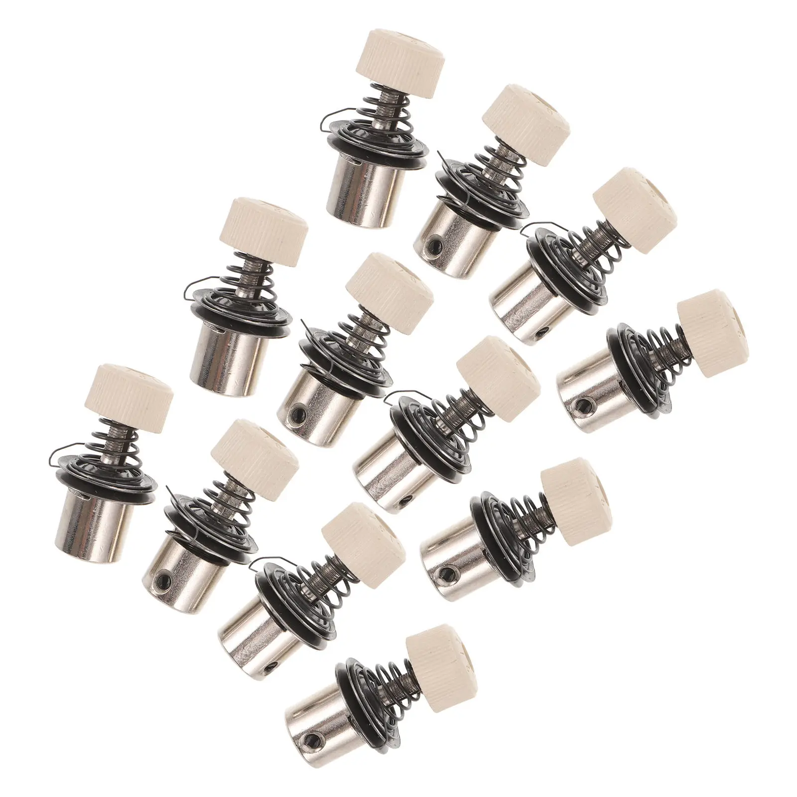 

12Pcs Sewing Machine Parts Metal Thread Tension Regulator Clips Thread Clamp Assembly for Flat Bed Sewing Accessories and