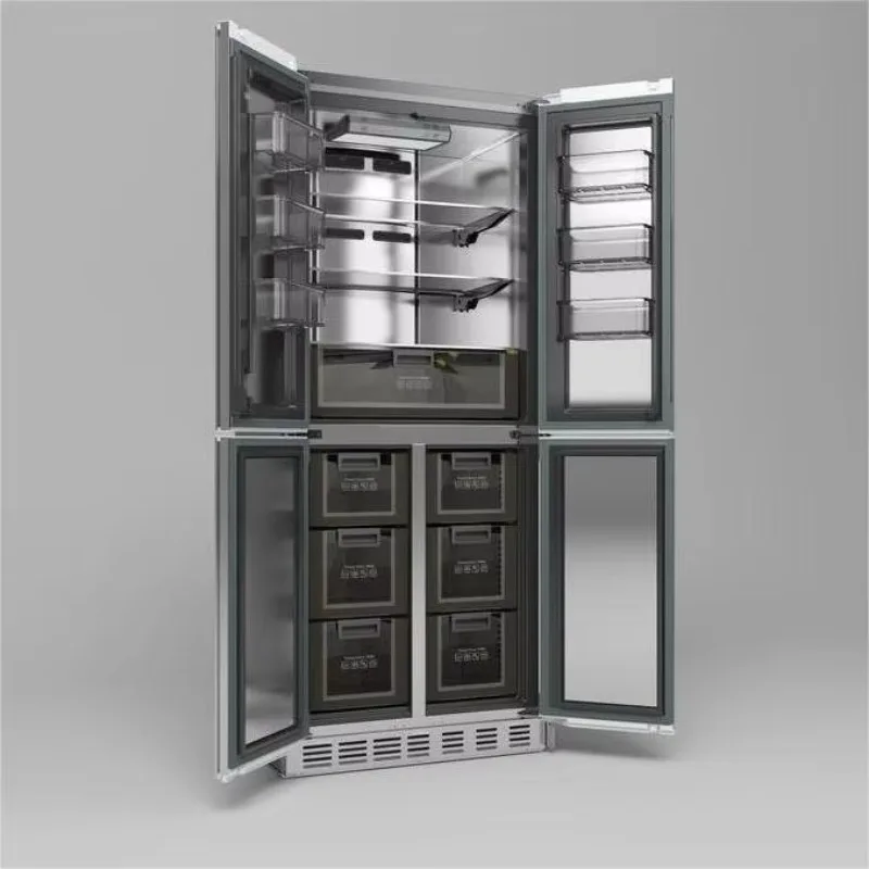 

BCD-355WQB Модный встраиваемый холодильник с морозильной камерой, система No Frost, Neveras