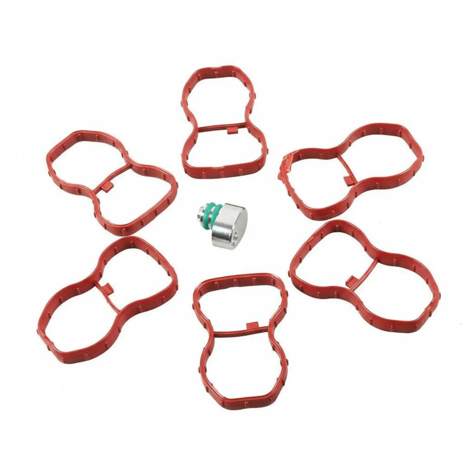 N57 Engine Diesel Swirl Flap Delete Kit Aluminum Rubber Sealing Plug for Intake