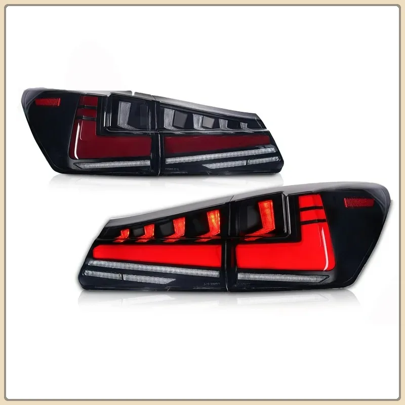New LED IS250 Car Lamp Assembly with Startup Animation Sequential Signal IS350 ISF Taillights for IS250 2006-2012