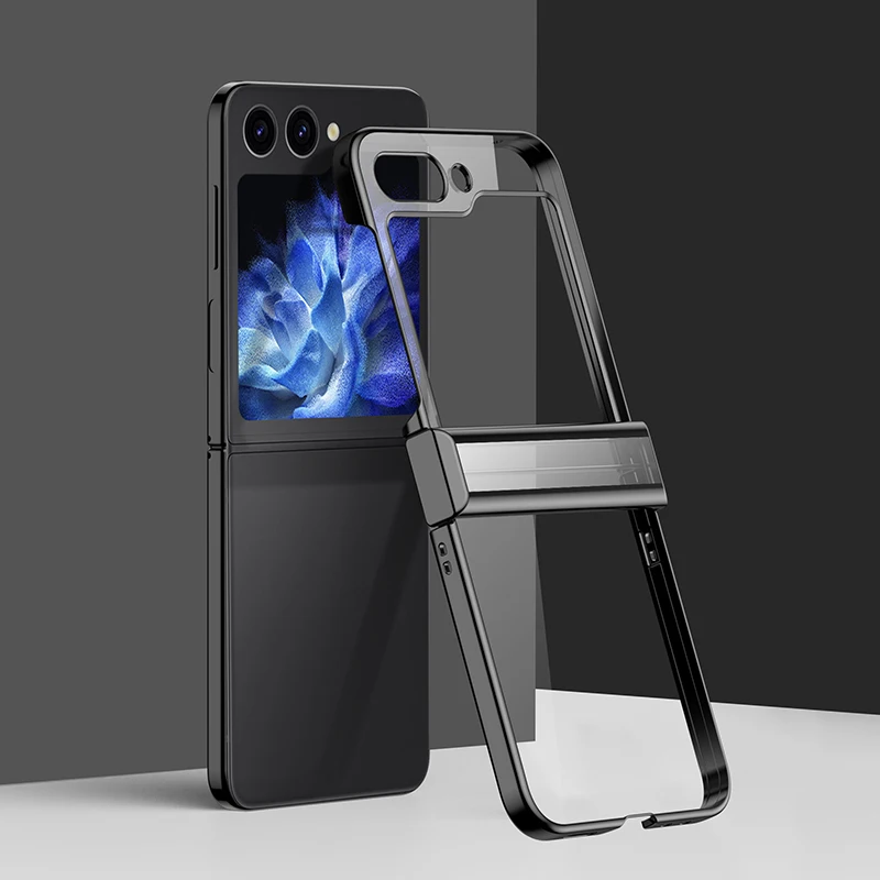 Personalized Light Slim Matte PC Hard Covers For Samsung Galaxy Z Flip 3 4 5 Fold 6 7 Case Cover Plating Transparent Shockproof