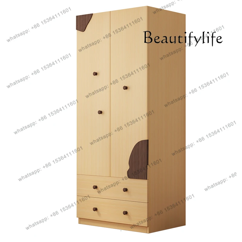 

Nordic modern wardrobe children's wardrobe small apartment children's room storage wardrobe