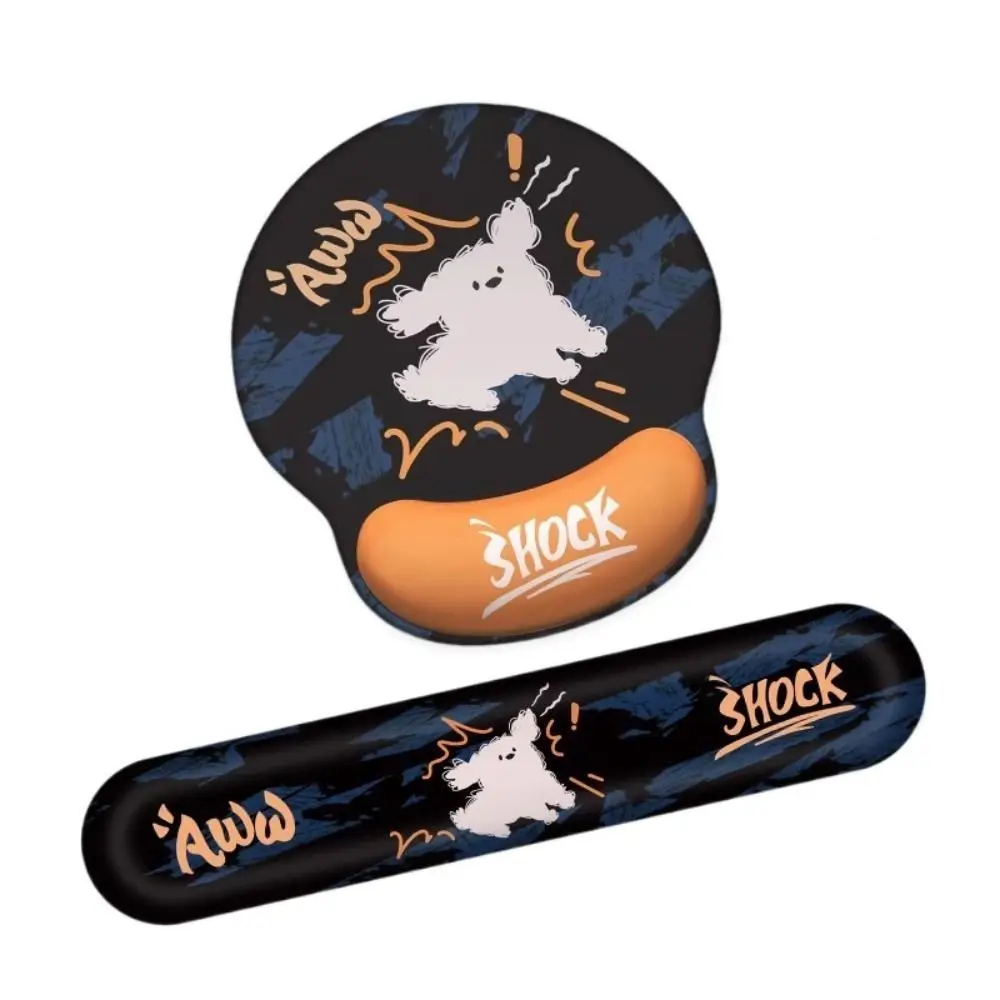 

Новый симпатичный коврик для мыши, подставка для запястья, нескользящий коврик для мыши, эргономичная поддержка рук, офисные аксессуары