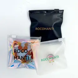 custom logo Jewelry storage bag necklace earrings earrings bracelet watch jewelry bag high-grade jewelry transparent zipper bag
