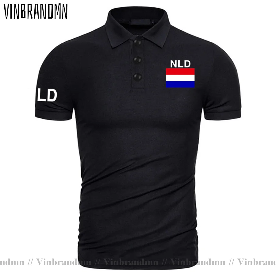 Netherlands Dutch Polo Shirts Men Short Sleeve Brands Printed For Country Flag Shirt Nederland Holland NLD NL Fashion Tops Tees