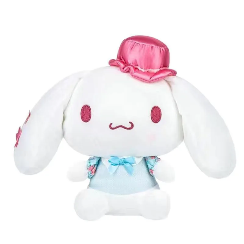 Sanrio pluszowa lalka słodka brzoskwiniowa seria Kawaii Kuromi pluszowe wypełnione zabawkowa melodia kotek miękka lalka na prezent urodzinowy Boże Narodzenie