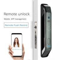 Keyless Security Smart Door Lock with Electronic Digital Biometric Fingerprint and Wifi Doorbell Camera