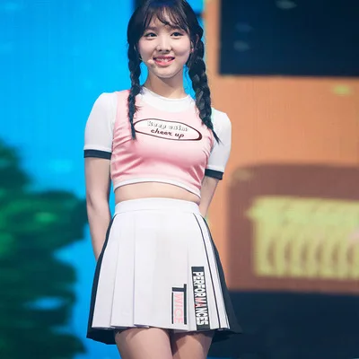 TWICE ナヨン ライブ衣装 CHEER UP Twice Nayeon Kpop Stage Outfit Cheerleading Performance Uniform