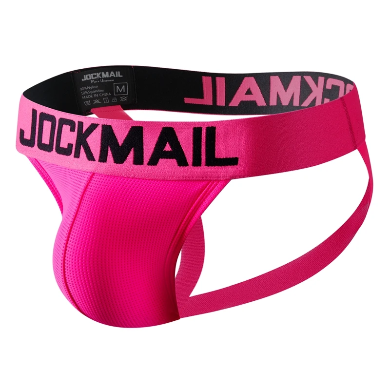 JOCKMAIL-Roupa Interior Masculina De Malha, Cuecas Sexy, Bolsa Jockstrap, Calcinhas De Nylon, Tangas, Cuecas Gay Deslizamento