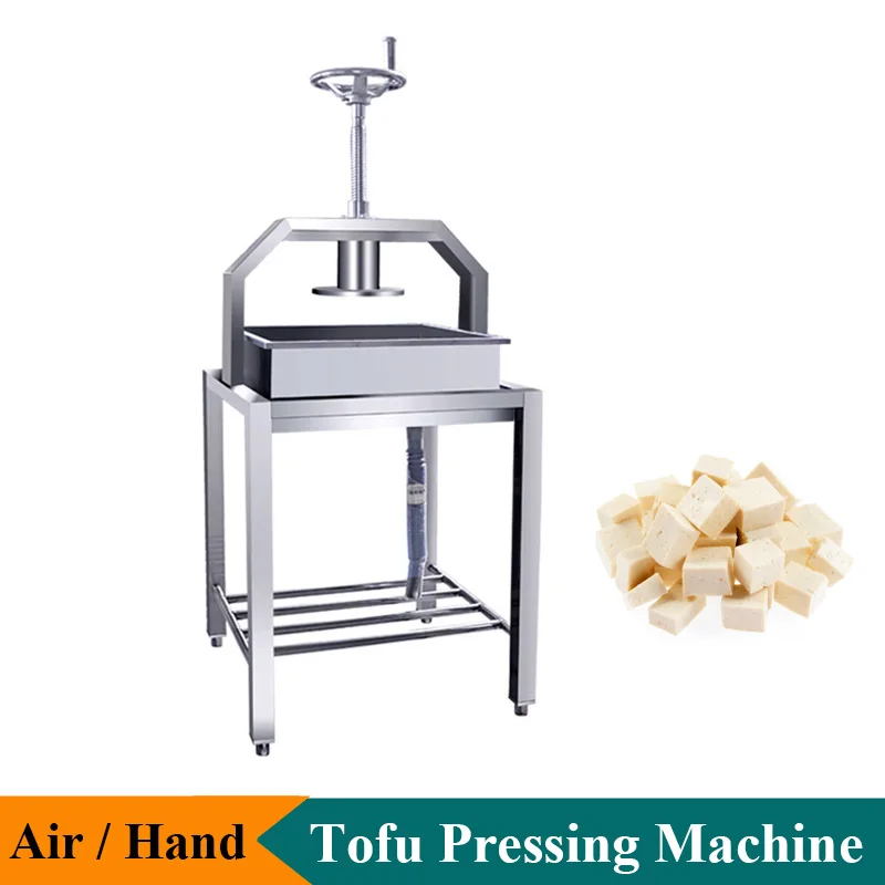 

Stainless Steel Tofu Presser Forming Machine Bean Curd Pressing Pneumatic or Manual Japanese Tofu Maker Simple Operation