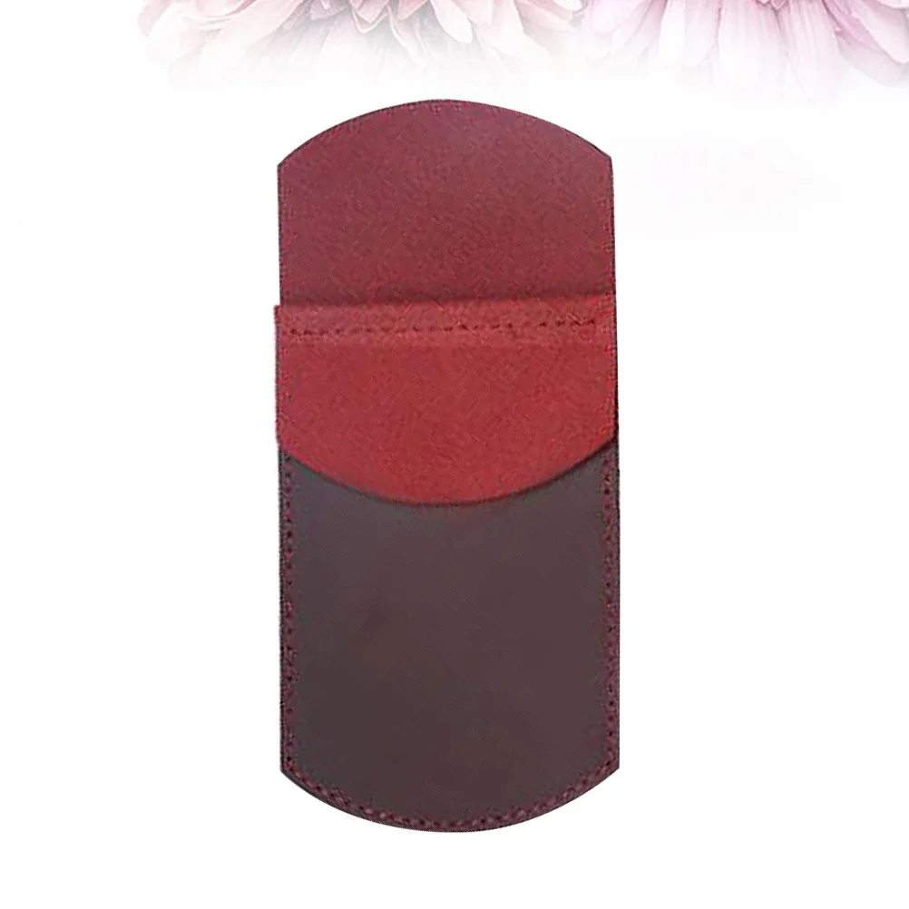 

Pen Case Wine Red Vintage Design Hand Stitched Holder For Pens Pencil Organizer Luxury Pen Pouch