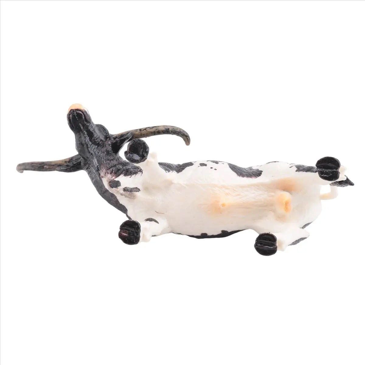 【CYBER MONDAY】Plastic Longhorn Bull Cattle Animals Static Cute Model Collection Cow Model Toys for Kids