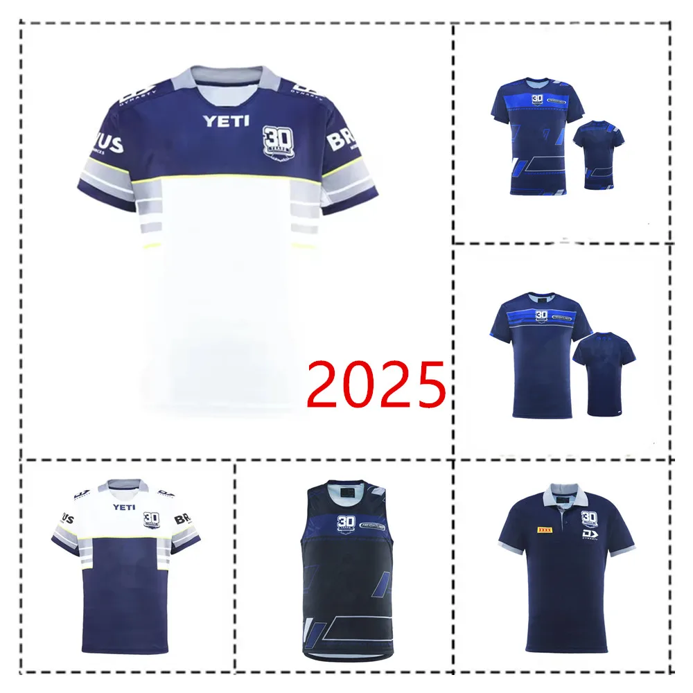 2025 North Queensland Cowboys Home Shirt / Training Rugby Jersey - Mens Size: S-5XL （Print Custom Name Number）