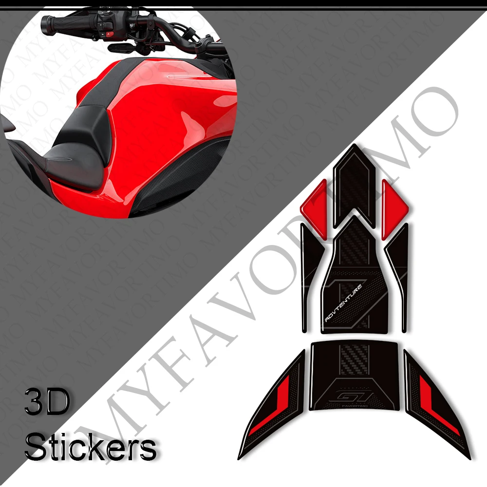 

For Tracer 7 GT 7GT Y-AMT Motorcycle Tank Pad Cap Tank Pad Gas Fuel Oil Knee Protector Fairing Fender Stickers Decals 2025 2026