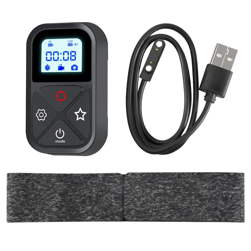 A003 Пульт дистанционного управления для Gopro Hero 10 9 8 Max с креплением на палку и запястьем Bluetooth-совместимый интеллектуальный пульт дистанционного управления для Gopro 10