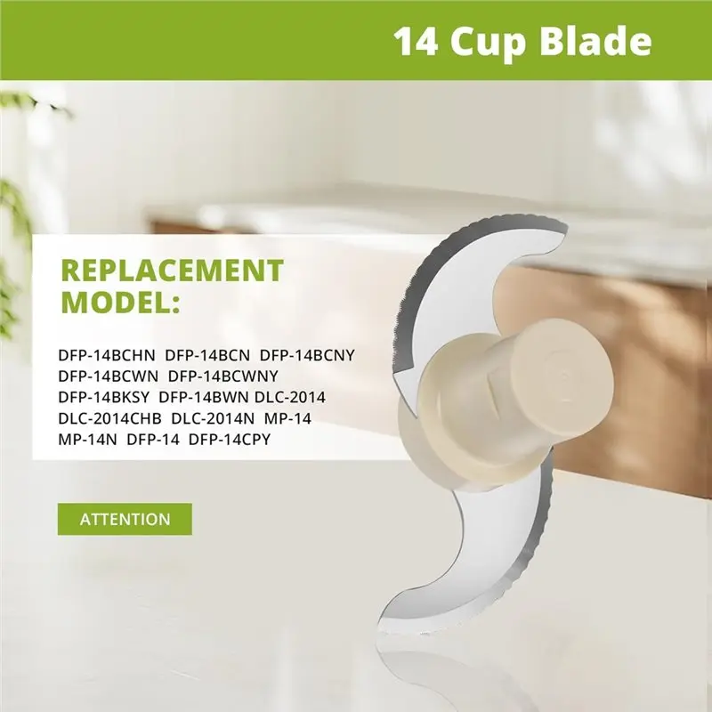 X09A Replacement For Cuisinart Blades 14 Cup- Food Processor Parts For Models DLC-2014, DFP-14BCNY, DFP-14BCN-DLC-001TXB-CSR
